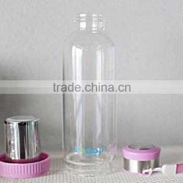 500ml Car Sport Outdoor Portable Sports High Borosilicate Tea Filter Glass Water Bottle With Tea Infuser 2015 photo-6