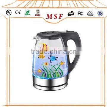 Glass Color Changing Electric Kettle With Filter photo-5