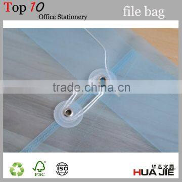 Clear Bag A4 PP Envelope Plastic Transparent Document Bag photo-3
