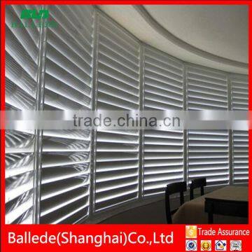 aluminum adjustable oval blade louver fence for decoration