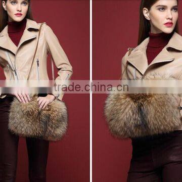 YR785A Hot Sale Winter Hand Warmer/Real Fur Hand Muffs New Arrival photo-2
