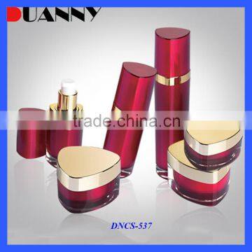 Triangle Acrylic Cosmetic Container Packaging,Triangle Cosmetic Container