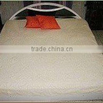 Bohemian king size Bedspreads Applique Tribal White Bedsheets