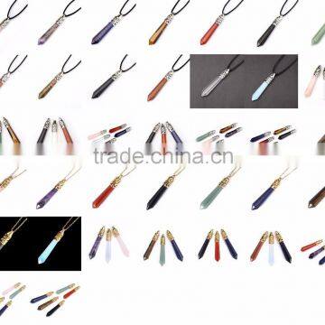 Beautiful 1pcs Green Aventurine Silver Jewelry Necklace Pendant photo-2