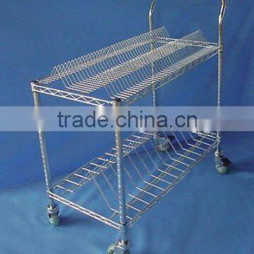 CE Approved Chrome Wire Shelving Commercial Use