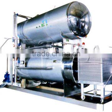 automatic stainless steel high pressure water spary retort for canning Retort sterilizer for canned food pouches