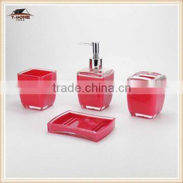 top grade acrylic bathroom sets for hotel