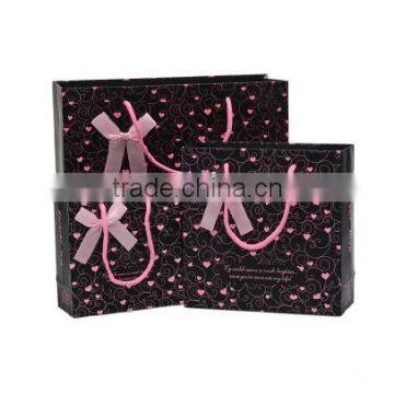 Custom Printed Kraft Luxury Paper Shopping Bag With Handle