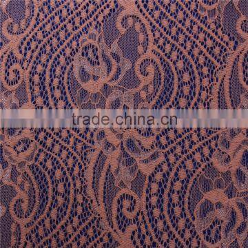 Massive Stock French Fancy Nylon Spandex Stretch Lace Fabric photo-4