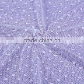 Wholesale Factory Price Allover Nylon Polka Lace Fabric for Lades Underwear photo-3