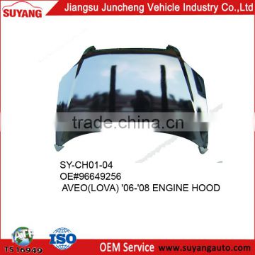 Auto metal body parts chevrolet aveo hood