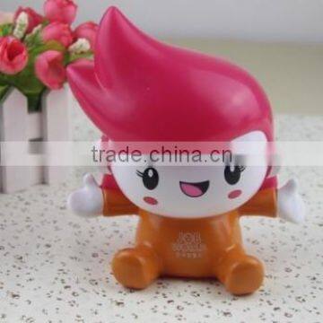 Lovly Figures Model Plastic Pvc Coin Bank for Kids photo-5