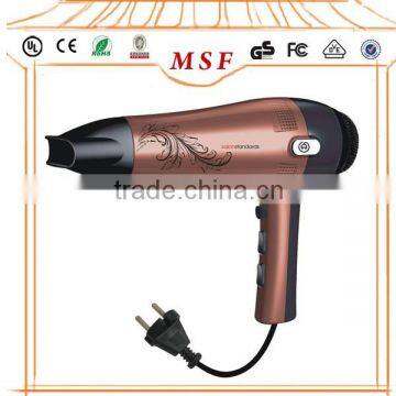 Personal cordless foldable retractable wireless hair dryer