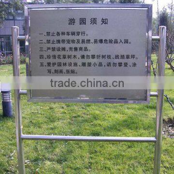 aluminum metal building signs