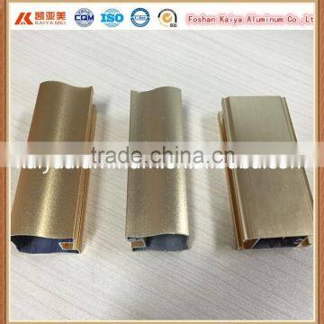 Brush aluminum door frame extrusion with hairline finish