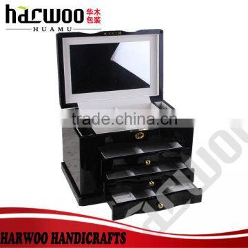 Custom Unpainted Solid Wooden Sewing Box photo-6