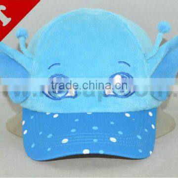 100%cotton embroidery colorful flat brim kids cap