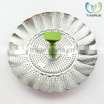 Vegetable Steamer Stainless Steel Foldable Food Steamer Basket