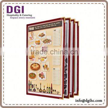 single panel with 2 views cafe table stand menu holder/types of tablet stand / catering chair