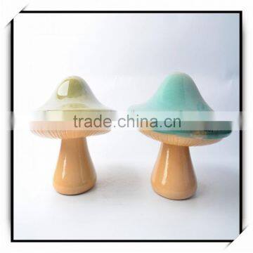 Colorful Ceramic Craft Mushroom for Garden Decoration