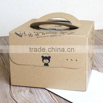Custom Small 6 Inch Cake Box, Handle Mousse Box photo-2