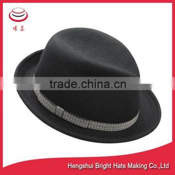 Men Trilby Hats Made From Wool Felt photo-3
