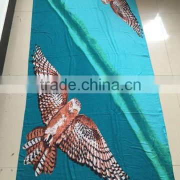 New arrival custom design silk screen print polyester scarf