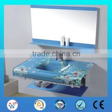 popular factory wholesale bathroom product with glass basin