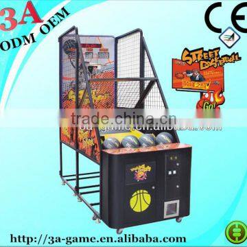 Coin Operated Indoor Street Basketball Game Machine for Kids