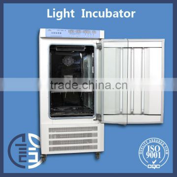 High quality Laboratory Bacterial thermostatic light incubator