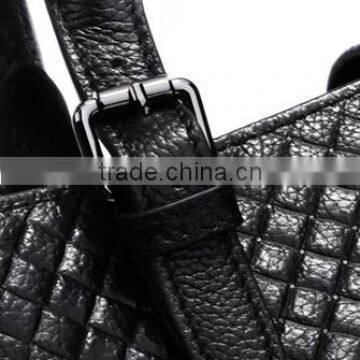 Lastest Women Big Designer Woven Shoulder Bag Genuine Leather Tote Bag photo-2
