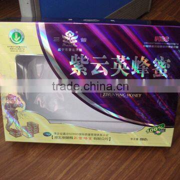 display packing box with a window printing