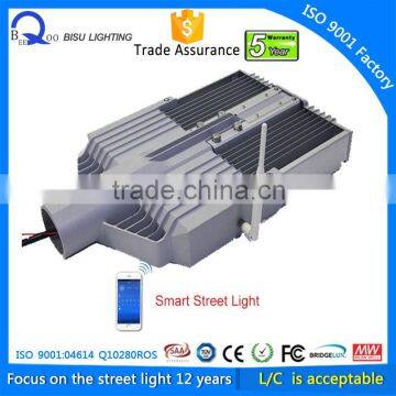 Intelligent System New Arrival Wifi Smart Road Lamp IP65 60W 120W Led Street Light Photocell COB All in One Quality Choice