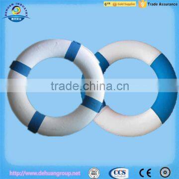White blue life buoy for water sport