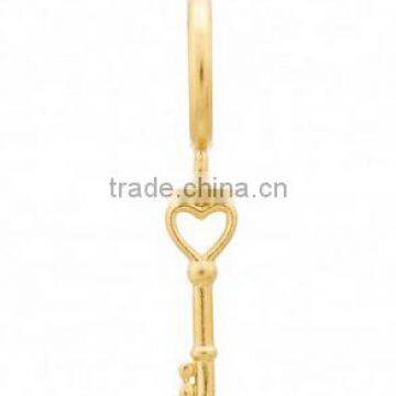 2016 Fashion Jewelry Endless Bracelet Double Leather Bracelet With Gold Key and Angel Charms photo-2