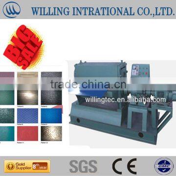 metal color coated steel/PPGI coil embossing machine