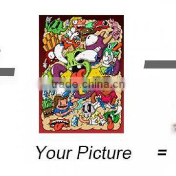 2016 Hot Sale Custom Made Sublimation Drawstring Travel Bag