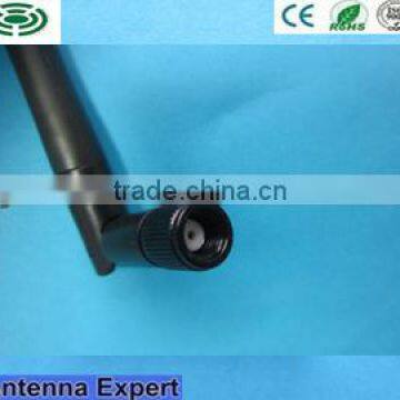 Wholesale 3.5dBi Antenna 3G Rubber Dipole Antenna Omni-directional 3G Car Antenna With SMA Male/RP-SMA