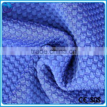 solid dyed jacquard 95% polyester 5% spandex fabric for garment