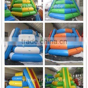 Hot Sale Cheap and Popular for Person Inflatable Floating Pyramid Water Games With Slide photo-6