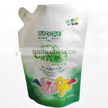 Washing Laundry Liquid Spout Bag,Stand up Hand Soap Liquid Bag With Spout