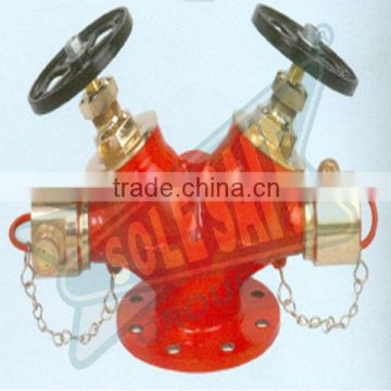 FIRE FIGHTING DOUBLE HEADED HYDRANT VALVE (SFT-0443)