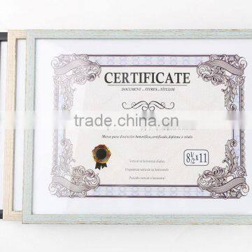 Wholesale cheap PS plastic certificate holder frame