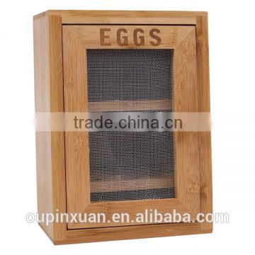 2014 pure nature bamboo egg box,kitchen storage cabinet.