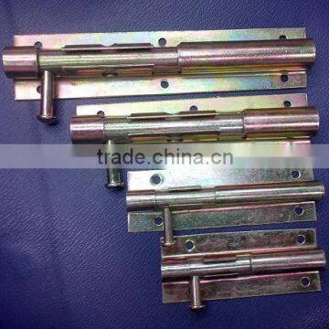 Tower bolt, pad bolt for door with screws