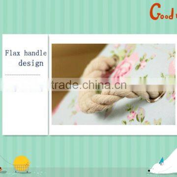 YIWU RODA 100%canvas Fashionable Floral High-capacity Folding Storage Box Quality Choice photo-3