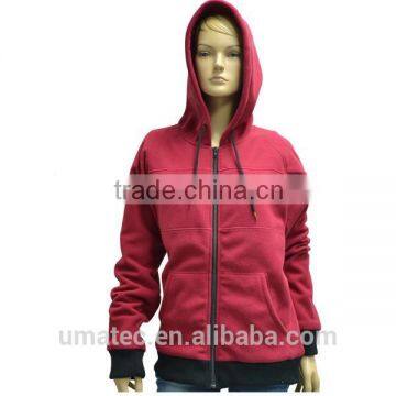 7.4V Rechargeable Lithium Battery Operated Uniex Heated Hoodie Jacket