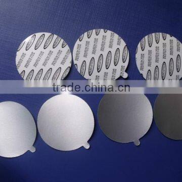 aluminum foil heat induction plastic sealing liner with peelable ear