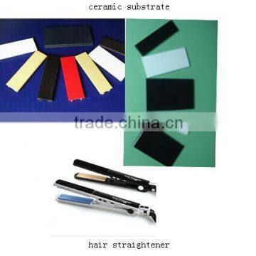 Metalized Ceramic Substrates for Hair Straightening Perm