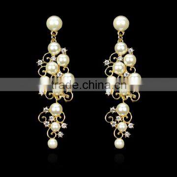 Fashion 2016 alloy Earring, Sterling Sliver Earring, pearl Earring Wholesale OEM